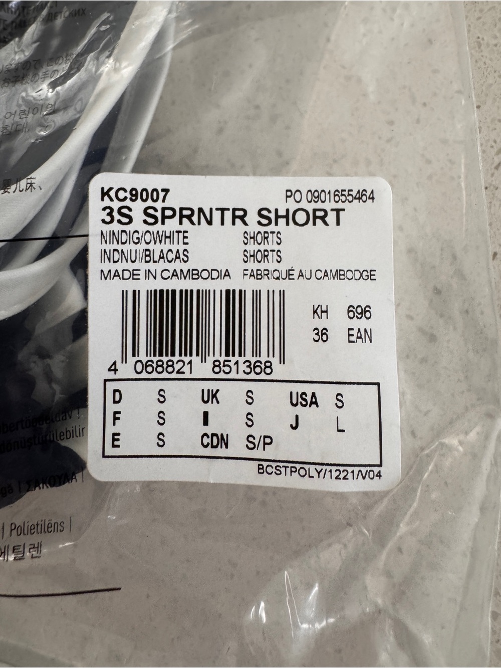 ADIDAS 3S SPRINTER SHORTS - Picture 4 of 7